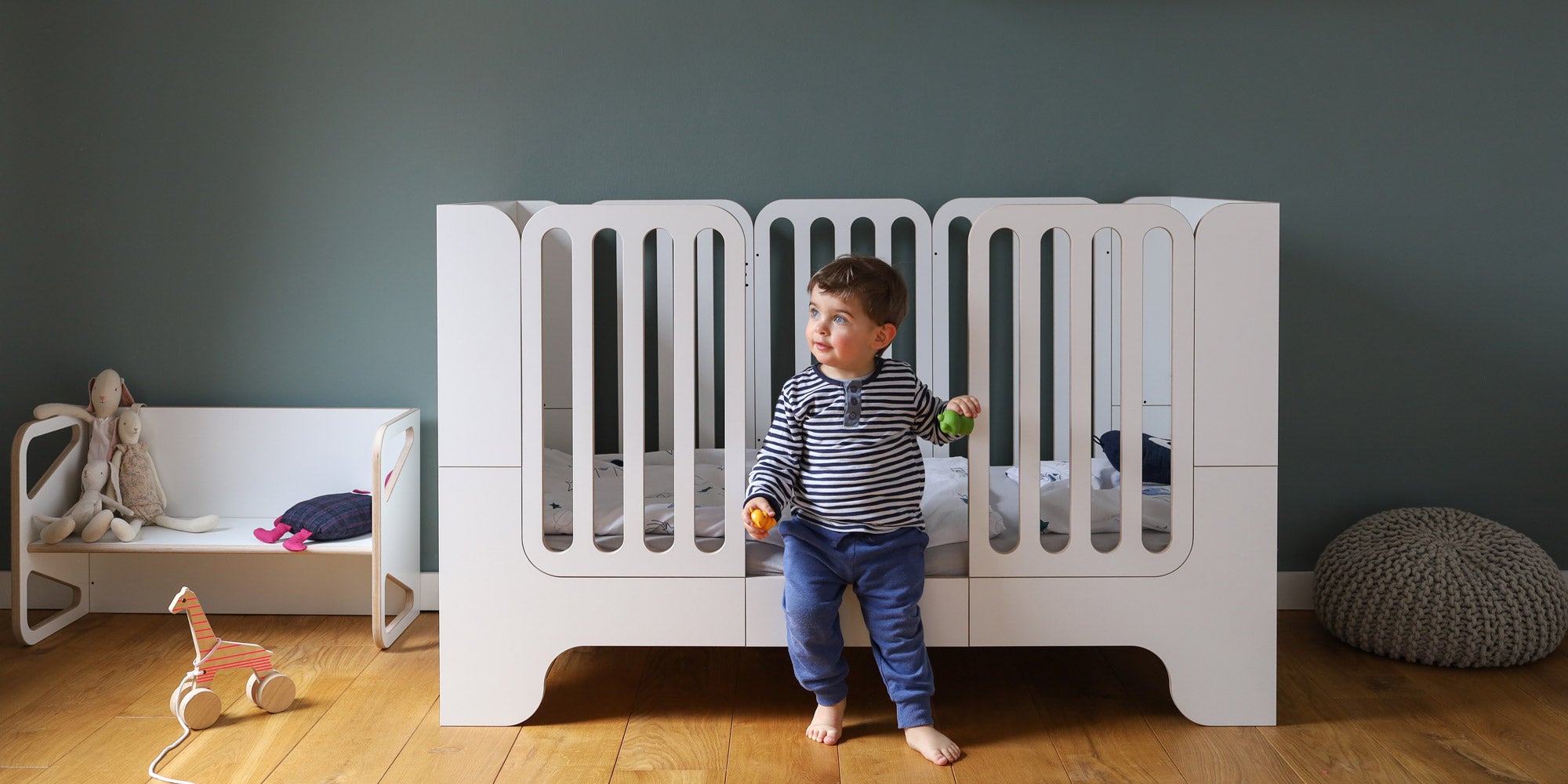Babybett mitwachsend Kinderbett Minimalmaxi von WILJA