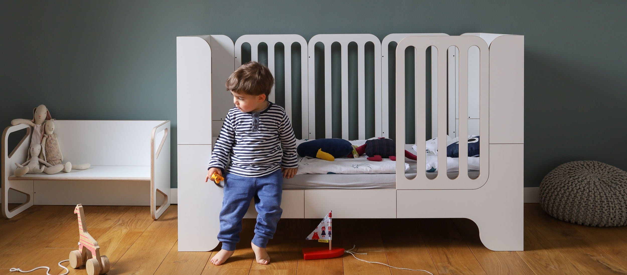 mitwachsendes Babybett / Kinderbett Minimalmaxi von WILJA