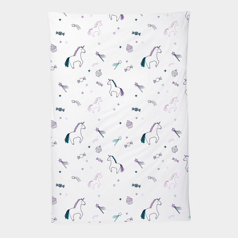 BETTWÄSCHE UNIQUE UNICORN LILA von Katha Covers