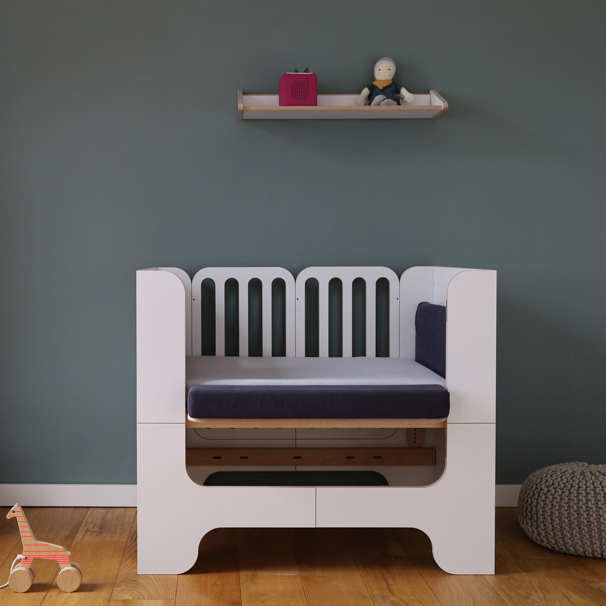 WILJA mitwachsendes Kinderbett Minimalmaxi Babybett Beistellbett