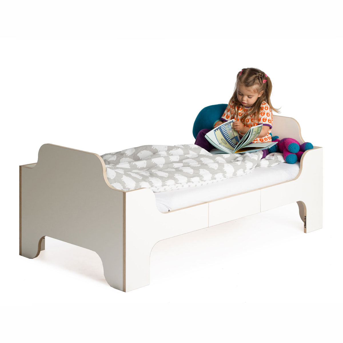 WILJA mitwachsendes Kinderbett Minimalmaxi als Juniorbett 140 cm lang