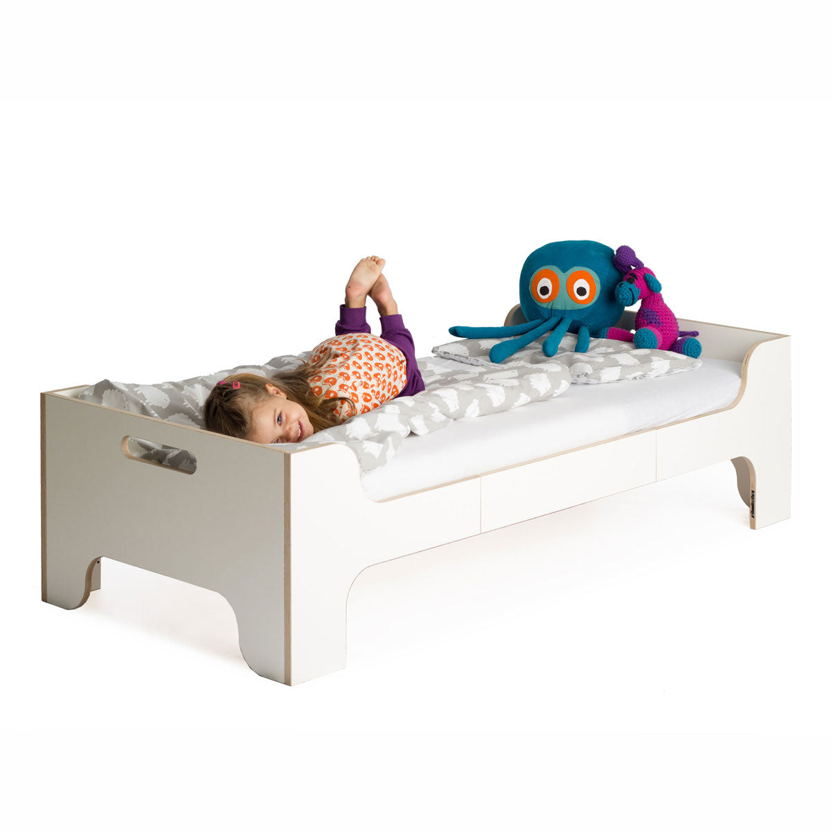 WILJA mitwachsendes Kinderbett Juniorbett mit Länge 160 cm