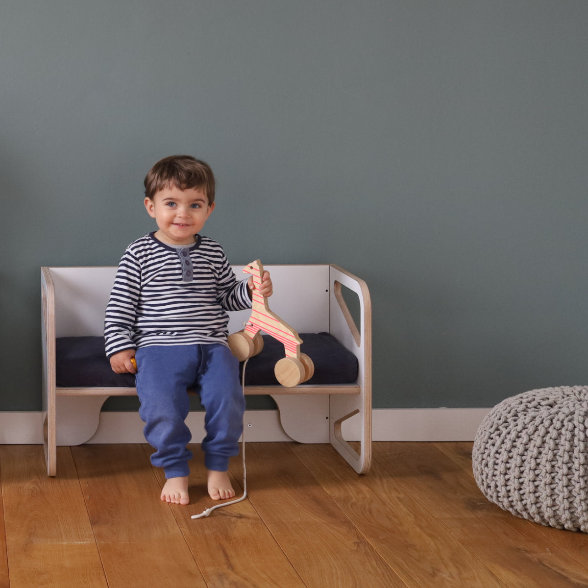 Erweiterungsset Kinderbank für Bettrücken Minimalmaxi