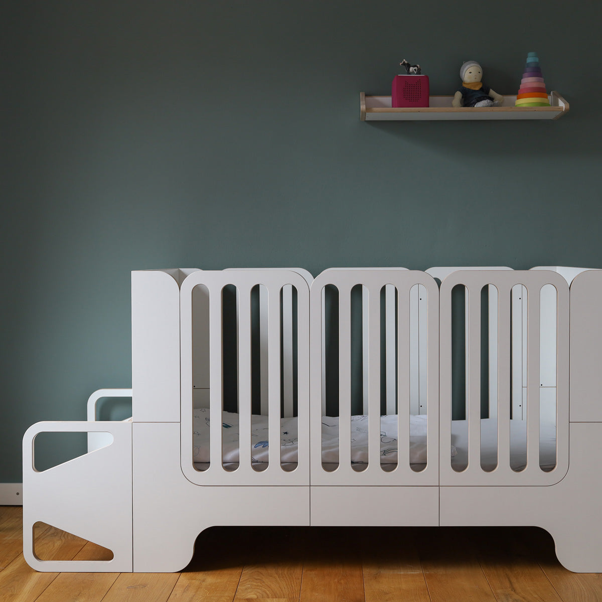 WILJA Kinderbank Lilo neben Kinderbett Minimalmaxi