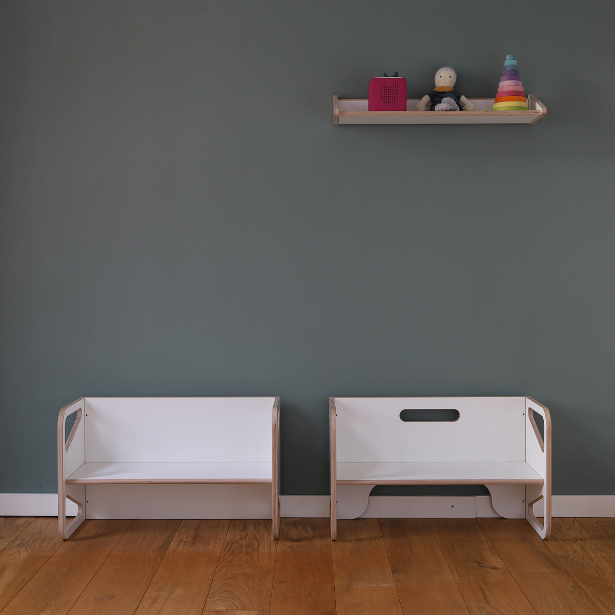 WILJA Kinderbank Lilo und Erweiterungsset für Kinderbank aus Bettrücken