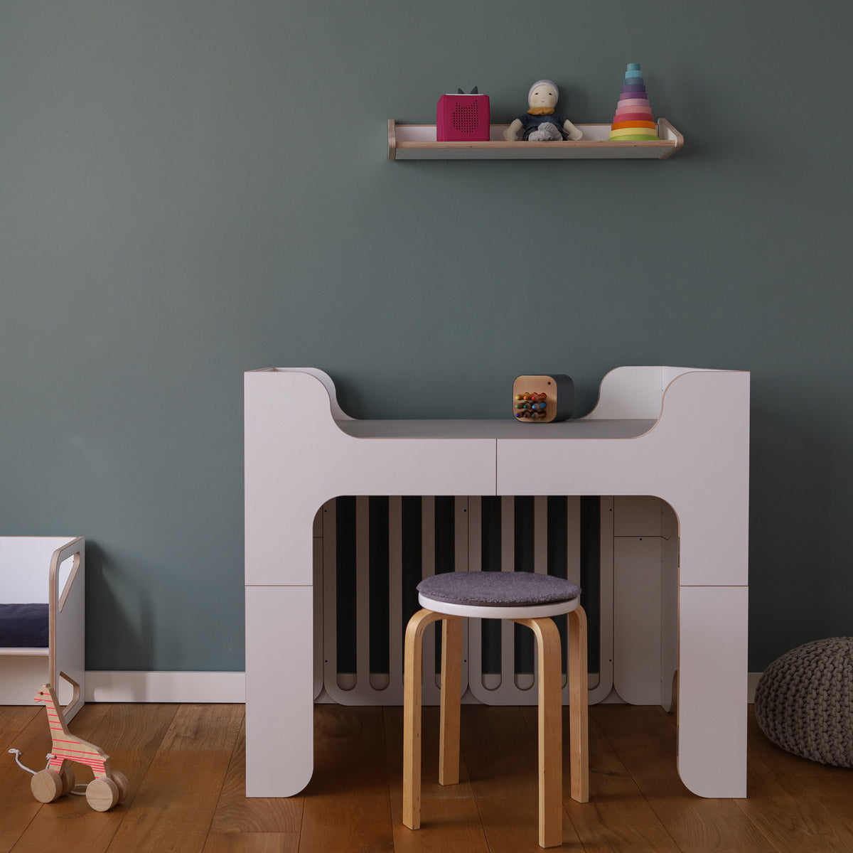 mitwachsendes Babybett & Kinderbett Minimalmaxi / 0 - 10 Jahre